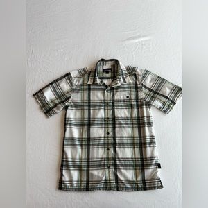 Patagonia Men’s Short Sleeve Plaid Button Up Size Small